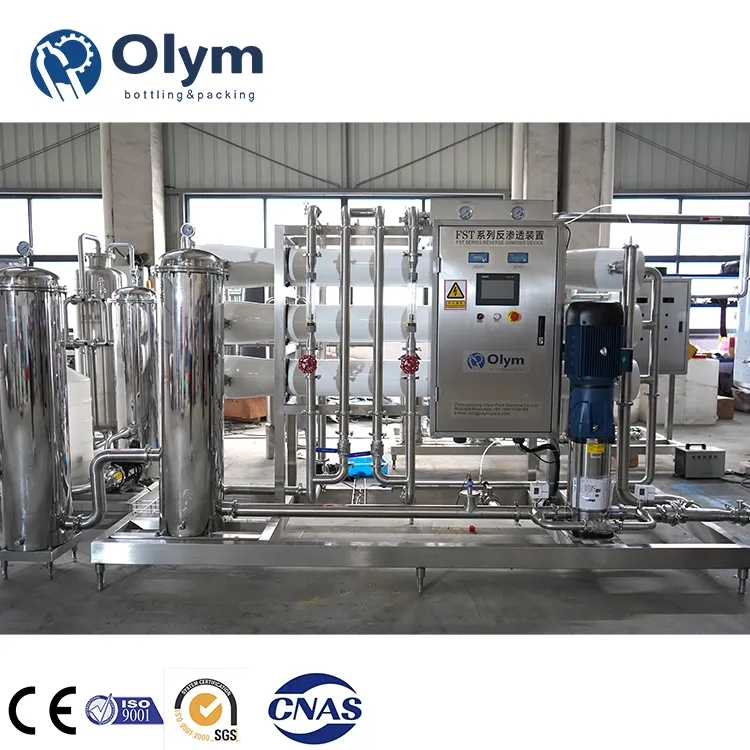 4T Ro Plant Omgekeerde Osmose Waterzuiveringsmachine Ro Unit Waterbehandeling Filtersysteem