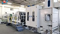 Ligne de production entièrement automatique de rembourrage thermocollé non tissé pour la fabrication de matelas et de couettes