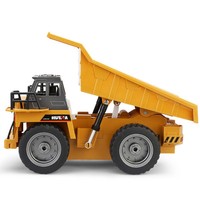 Camion benne à grande échelle, jouet rc, échelle 1:18, 6CH, télécommande, camion-benne, HN307771, échelle 1/10