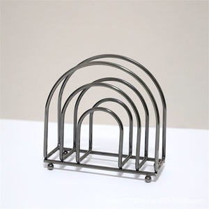 Porte-serviettes rectangulaire en fer, design moderne et écologique, pour salle de bain, hôtel, cuisine - Product Image 1
