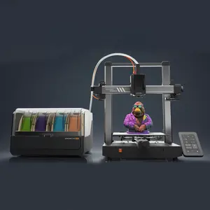 Anycubic Wholesale KOBRA 3 COMBO Multicolor High Speed Max 600mm/s Large Print Size 250*250*260mm Desktop FDM 3D Printer