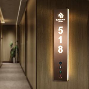 <span class=keywords><strong>DND</strong></span> สัญลักษณ์2025ใหม่กำหนดหมายเลขประตูป้ายประตูโรงแรมหรูหราป้ายประตูไม้ไม่รบกวน <span class=keywords><strong>DND</strong></span> - Product Image 5