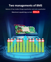 JBD-Placa de circuito de batería LFP con RS485, nuevo diseño de almacenamiento de energía para el hogar, BMS 15S 16S 48V, Can bus