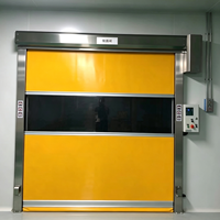 Porte rapide industrielle en PVC à grande vitesse, porte automatique à ouverture rapide, porte anti-poussière pour salle blanche, porte rapide pour usine et atelier