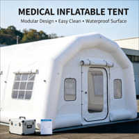Tente gonflable personnalisée en PVC portable, impression numérique vibrante, tissu ignifuge, construction renforcée, apparence haut de gamme