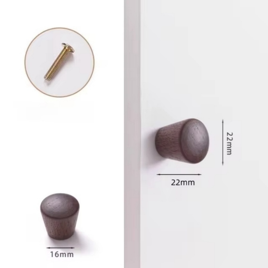 WD020-วอลนัท 22มม