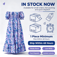 Robe longue d'été 2026 pour femme, épaules dénudées, imprimé abstrait, style bohème, avec manches bouffantes et taille élastique