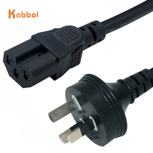 Adaptador de <span class=keywords><strong>Cable</strong></span> de alimentación de 3 pines, 10A, 15A, 250V, 1,2 M, 1,5 M, 1,8 M, enchufe australiano, cargador para Monitor y ordenador, etc. - Product Image 2