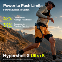 Exosquelette Hypershell X Ultra S avec une puissance de 1000 W, une autonomie de 30 km, 12 modes IA, assistance à la marche et à la randonnée avec double batterie