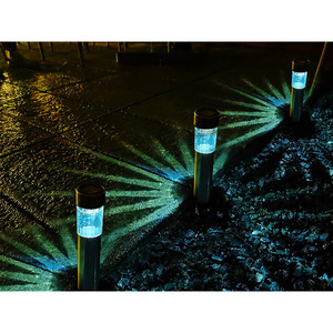 Hejia Solar Lawn Lights 014 Led Waterproof In Ground Garden <b>Pathway</b> <b>Lighting</b> Outdoor Decorative Illumination - Product Image 1