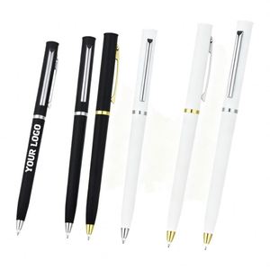 Bolígrafo Clásico de Metal Personalizado para Oficina y Hotel, Escritura de 1.0 mm para Firmas de Recepción e Impresión de Logotipos - Product Image 1