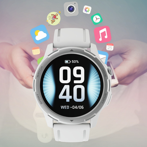 Embalaje perfecto Proveedor de relojes inteligentes redondos Impermeable Ip68 Smartwatch Port Fitness Tracker Impermeable - Product Image 2