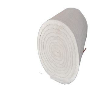 Couverture en <span class=keywords><strong>laine</strong></span> de fibre de céramique de haute pureté 25mm et 50mm matériaux d'isolation thermique 1260C ignifuges - Product Image 5