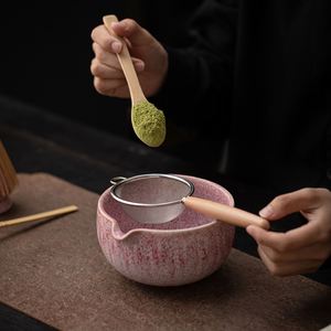 Matcha Eight-Piece New Chinese Style Complete <b>Set</b> <b>Gift</b> Package Bowl Whisk <b>Tea</b> Brush Powder - Product Image 1