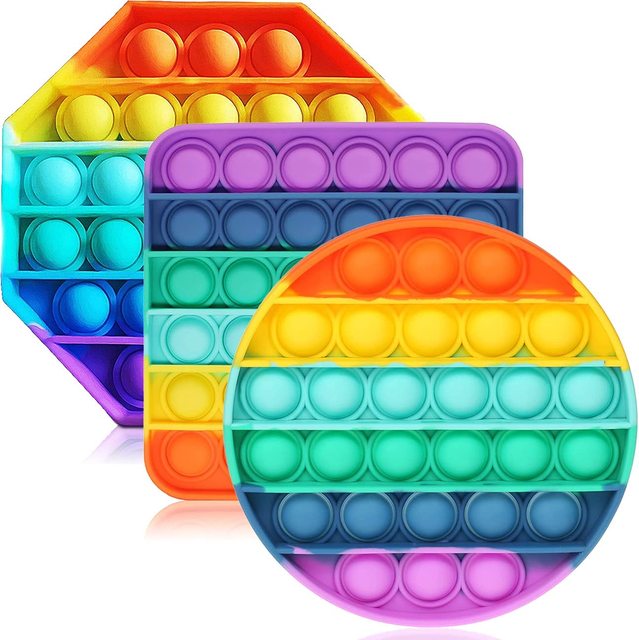Bubble Decompression Sense Silicone Toys Relieve Your Stress Anti-Anxiety Bubble Sensory Toys Educational Thinking Exercise Toys