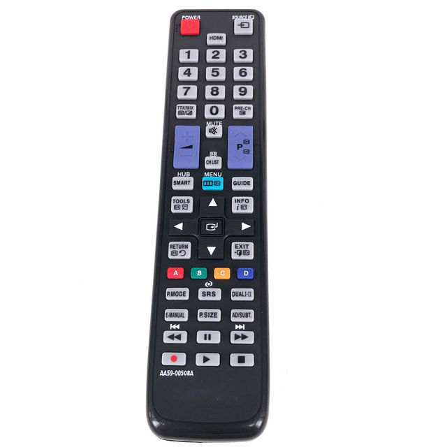 New AA59-00508A Remote Control for SAM-SUNG LCD Smart TV AA59-00507A LA32C650L1F UE37D5720RS UE37D5725RS UE40D5500RW UE40D5520RK