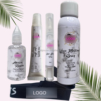 Perruque Lace Wig sans colle à séchage rapide et extrême, marque privée, Spray de colle fondue et Spray de bouclage pour cheveux