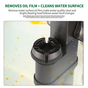 Filtre d'aquarium suspendu JSD <span class=keywords><strong>Grech</strong></span> avec stérilisateur UV, filtration en 3 étapes, écrépineur d'huile, impeller silencieux en acier inoxydable pour aquarium - Product Image 6