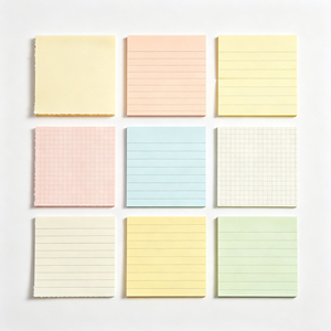 Bloc de Notas Adhesivas Cuadradas Coloridas, Notas Adhesivas para Oficina - Product Image 6