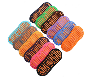 Trẻ em Người lớn chống trượt vớ Trampoline thoáng khí không có hiển thị vớ đàn hồi thể thao cậu bé cô gái công viên giải trí vớ - Product Image 3