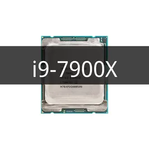 I9-7900X lõi I9 7900x Mười lõi Bộ xử lý CPU hai mươi luồng 140W L3 = 13.75M X299 ổ cắm Bo mạch chủ 2066