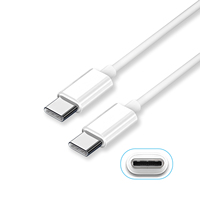 Cable de Carga Rápida USB 2.0 Tipo-C a Tipo-C, PD 40W, Carcasa de ABS Blindada, Revestimiento de PVC, Conductor de Cobre Puro, para Teléfono Móvil IOS y Computadora