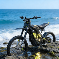 Vélo de montagne électrique haute vitesse 10 kW 2026, puissance de crête 10000 W, batterie amovible 72V35Ah, vélo électrique tout-terrain Sur Ron Ultra Bee