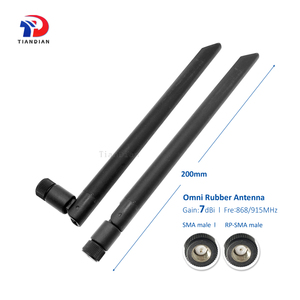 Antenna Wireless Lte 4G a frusta di comunicazione 868M 915M Antenna in gomma da 7dBi Lora 433Mhz - Product Image 2
