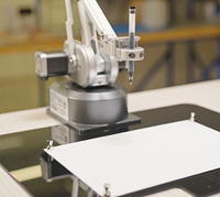 Bras robotique de dessin IA, robot collaboratif industriel, micro-bras robotique pour le dessin