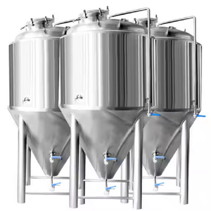 Équipement de Fermentation de Haute Qualité 100L avec Composants PLC, Cuve de Fermentation 500L 2000L pour <span class=keywords><strong>Bière</strong></span> et Vin à <span class=keywords><strong>Pression</strong></span> Nulle - Product Image 3