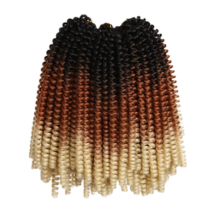 Extensions de Cheveux Synthétiques 8 Pouces <span class=keywords><strong>Passion</strong></span> <span class=keywords><strong>Twist</strong></span> pour Tressage au <span class=keywords><strong>Crochet</strong></span> - Product Image 1