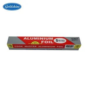 The Best and Cheapest heavy duty 30cm*5m*11mic aluminum foil paper on rol lfor food packaging