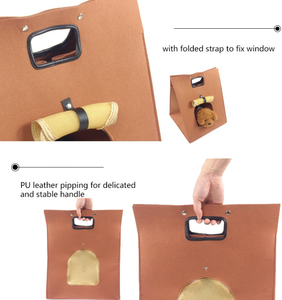 Niedliches Filz-Haustier bett Weiches Katzen höhlen-/Katzen bett Hochwertige Haustier betten und Zubehör Bett-und Matten bezüge für Kleintiere Opp Bag - Product Image 4