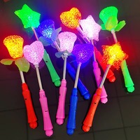 Varita Mágica LED Personalizada con Frecuencia Variable, Palo de Fiesta Luminoso para Niños, Juguete de Regalo