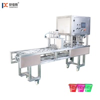 Machine de scellage de gobelet en papier plastique linéaire vertical automatique
