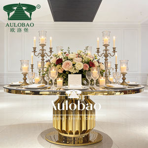 Muebles para catering de bodas, mesas y sillas de acero inoxidable al por mayor para bodas - Product Image 4