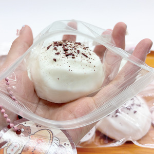 Realistic 7cm Silicone <b>Chocolate</b> Milk <b>Shell</b> Squishy Food-Grade Fidget Toys for All-Ages Instant Happiness Gift - Product Image 4