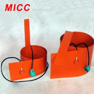 MICCCustom 200v Electric Flexible Heating Pad Rubber Silicone Heater Oil Drum Heater Belt For Heating