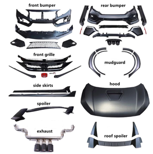 Pièces de carrosserie de haute qualité <span class=keywords><strong>Civic</strong></span> Typer Pare-chocs avant et arrière ASSY pour <span class=keywords><strong>Honda</strong></span> <span class=keywords><strong>Civic</strong></span> 10e génération - Product Image 1