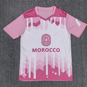 Maillots Marocains YIKE de Haute Qualité 26-27 Nouvelle Édition Fan 100% Polyester Grandes Tailles Nom d'Équipe Personnalisé Vente Directe Usine - Product Image 4