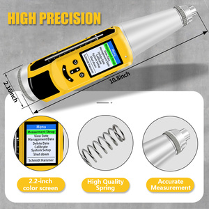 Digitaler Betonhärteprüfer mit OLCD-Display Rückprallhammer mit Speicher für 2000 Standardkomponenten - Product Image 5