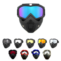 Lunettes de cyclisme coupe-vent style rétro Liveer Factory, protection UV400 intégrale, masque de casque sport tout-terrain pour la conduite en extérieur