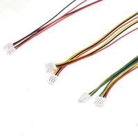Connecteur mâle Micro JST GH 1.25 2/3/4/5/6/7/8 broches avec câbles 150 mm, connecteur unique 28AWG 1.25MM 2P/3P/4P/5P