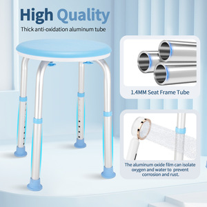 Medical Portable Circle Bathroom Shower <b>Chair</b> for the <b>Disabled</b> - Product Image 5