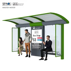 Panel Solar para parada de autobús, silla de espera, tablero de publicidad, estación de autobuses