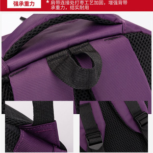 Men's <b>Backpack</b> Large Capacity Multi Compartment Sport Travel Business Laptop Bag Black Blue Purple Gray - Product Image 4