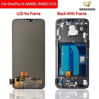 Écrans LCD OLED et TFT en gros pour OnePlus 6/6T A6000, A6003 – Assemblage d'écran tactile de remplacement pour téléphone portable.