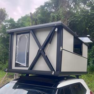 Tente de toit électrique en alliage d'aluminium, toit gonflable, capacité de 4 personnes avec panneau solaire - Product Image 1