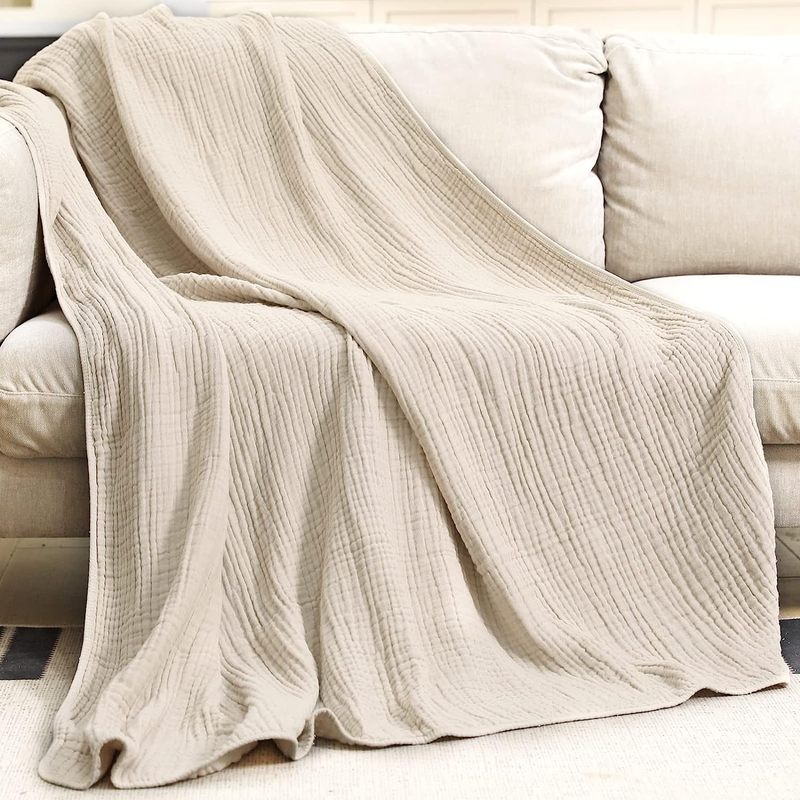 Muslin Blanket 100 Cotton Throw Summer