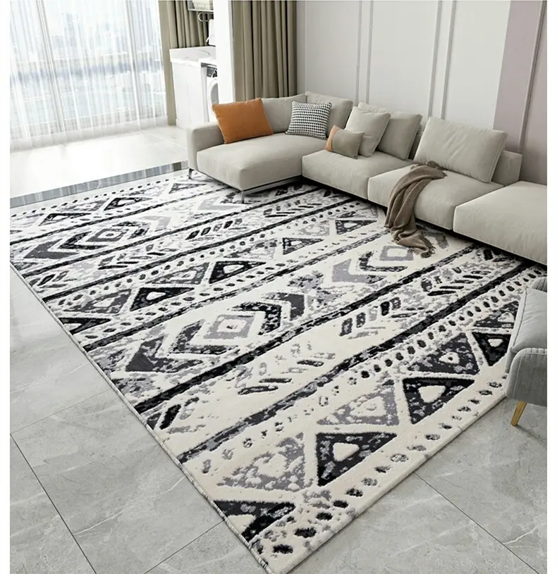 Eleganti tappeti da pavimento per la casa pelosi e soffici in stile marocchino popolare di alta qualità
